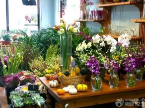 花店裝修效果圖大全 陳列圖片