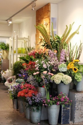 鮮花店裝修圖片 展廳設(shè)計(jì)裝修效果圖片