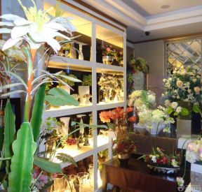小型花店裝修效果圖 展示架設(shè)計(jì)