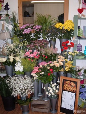 小型花店裝修效果圖 陳列圖片