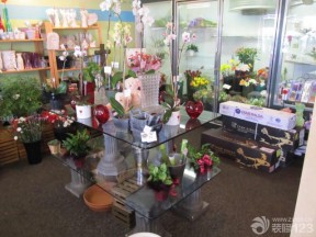 小花店裝修效果圖 展廳設計裝修效果圖片
