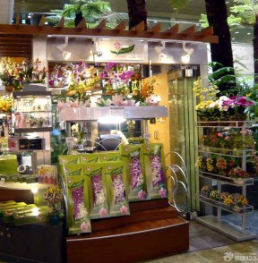 小花店裝修效果圖 門頭設計