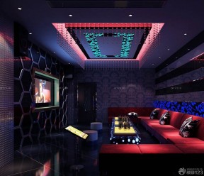ktv包廂設(shè)計 背景墻造型裝修效果圖片