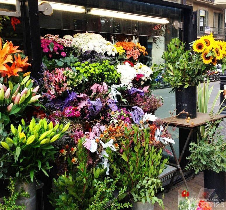 同城花店室外效果圖片