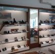鞋柜专卖店室内鞋柜装修效果图带镜子图片 