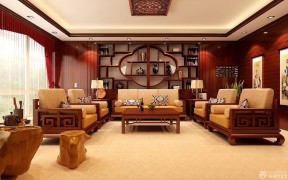 红酸枝古典装修 新中式家具