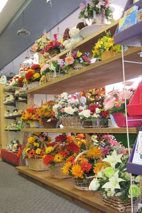花店室內(nèi)裝修效果圖 置物架裝修效果圖片