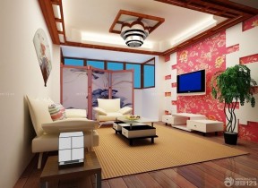 電視背景墻現(xiàn)代中式圖片 客廳背景墻造型圖片