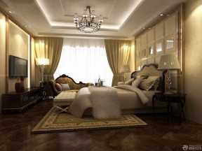 现代北欧风格窗帘 家庭卧室装修效果图
