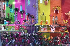 韓式花店裝修效果圖 背景墻設計