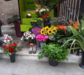 鮮花店裝修效果圖 
