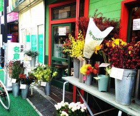 鮮花店裝修效果圖 玻璃門圖片