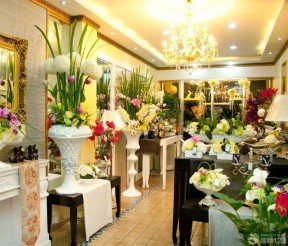 鮮花店裝修效果圖 室內(nèi)裝飾