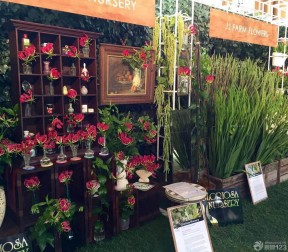 鮮花店裝修效果圖 柜子