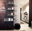 创意韩国化妆品店装修背景墙设计