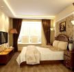 欧美式小公寓卧室古典家具装修全景内饰图