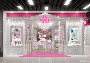 韩国化妆品店装修图片 欧式风格