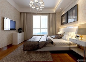 欧式卧室海藻泥电视墙设计效果图