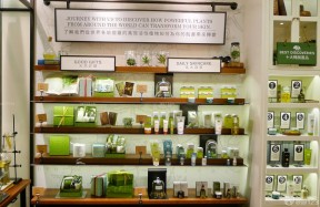 化妝品店面裝修效果圖 陳列圖片