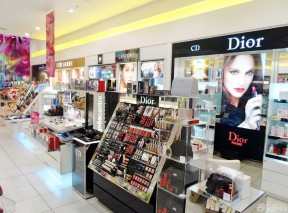 时尚化妆品店铺展厅设计装修效果图片