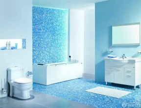 家装淋浴房间马赛克效果图 大卫生间装修效果图