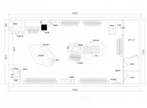 小型服装专卖店室内设计平面图