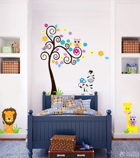 儿童房墙绘图片 小户型设计效果图