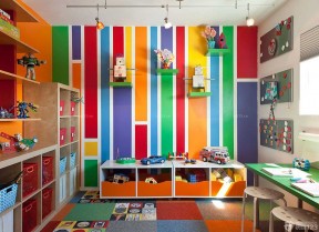 儿童房墙绘图片 卧室背景墙设计