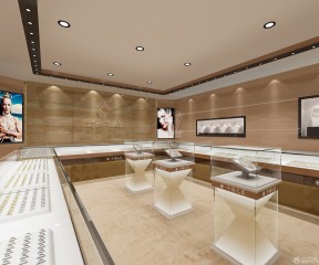 现代小型珠宝专卖店玻璃展示柜设计图片欣赏