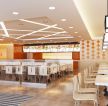 快餐店设计装修西式快餐桌效果图片