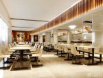 快餐厅装修设计西式快餐桌效果图片