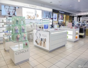 韓國化妝品店效果圖 展示柜裝修效果圖片