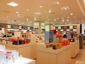 商场韩国化妆品店设计样板效果图片