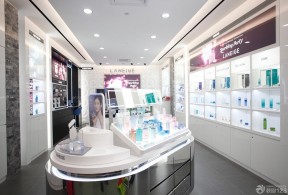时尚韩国化妆品店灰色地砖装修效果图片欣赏