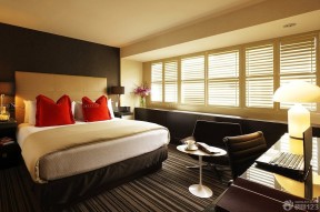 酒店式公寓装修设计 百叶窗帘装修效果图片