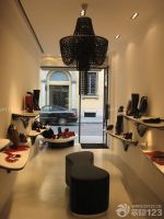 小型鞋店艺术灯具装修效果图片