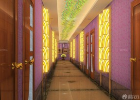 ktv室内走廊吊顶设计效果图 