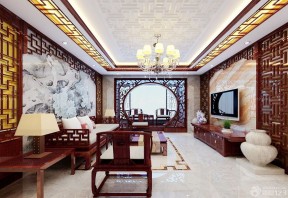 農(nóng)村房子的裝修圖 中式客廳裝修效果圖
