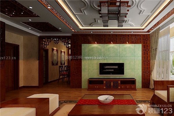 简单中式客厅装饰