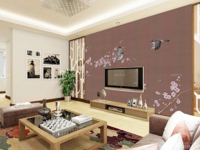 電視背景墻手繪圖片大全 現(xiàn)代簡(jiǎn)約客廳裝修