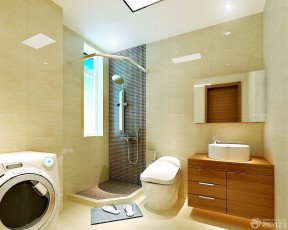 两居室现代简约 浴室柜装修效果图片