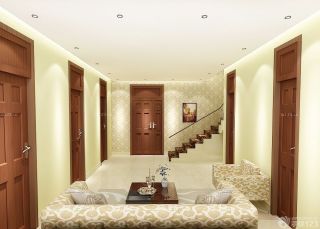 跃层家庭楼梯法式室内设计装修效果图