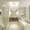 浴室设计大理石墙面装修效果图片