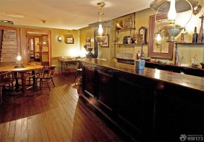 小酒吧吧台装修效果图 美式风格
