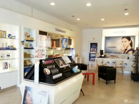 化妝品店鋪裝修效果圖 小型化妝品店裝修圖
