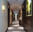 混搭风格小型酒店走廊玄关过道装修效果图