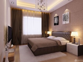 现代欧式卧室简装家居设计样板图
