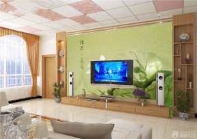 硅藻泥電視背景墻裝修效果圖 中式簡(jiǎn)約風(fēng)格裝修效果圖片