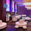 温馨ktv酒吧设计紫色窗帘装修效果图片