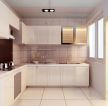 现代简洁小型家居室厨房设计效果图
